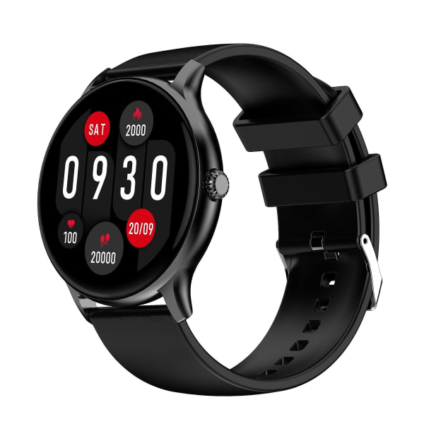 Alloy Rund Skærm Bluetooth Opkald Vandafvisende Wear Sport Smartwatch Silver gray