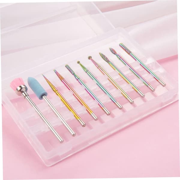 Manicure Kit Neglebor Hoveder til Negleslibemaskine