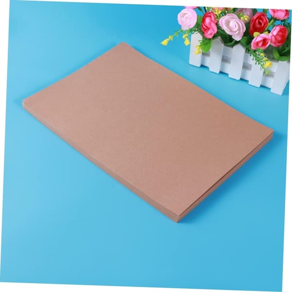 50 ark kraftpapper omslag blommor omslagspapper kaffefärg