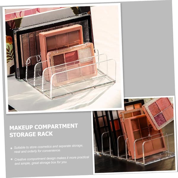 Akryl Kosmetik Display Rack 7-rums Makeup Opbevaringsboks
