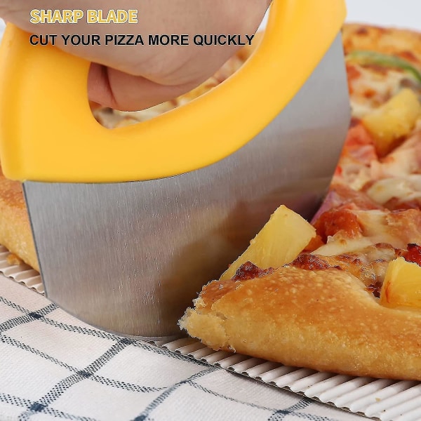 Premium Pizzakutter Matkutter Rustfritt Stål