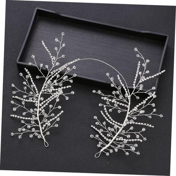 Strassdiadem för bröllop och evenemang Eleganta brudhåraccessoarer