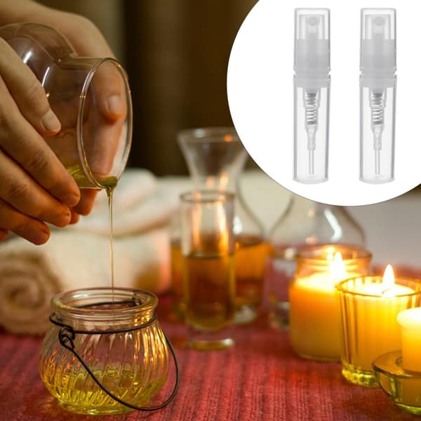 30 stk. 2 ml tomme parfumeflasker plastik spraybeholdere mini rejsedåser