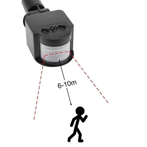 Anysell DC 3.7v 5v 12v 24v Pir bevegelsesdetektor vegglysbrytersett