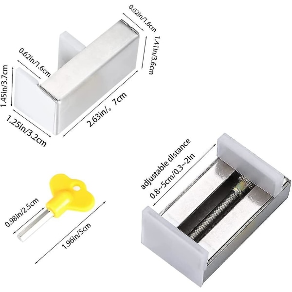 Fönsterlås, skjutdörrslås, fönsterlås säkerhet, skjutglasdörrslås, barnsäkerhet