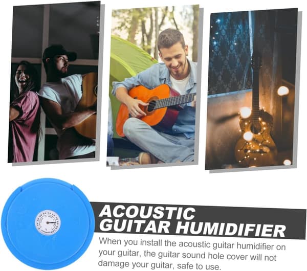 Akustisk installation med lyd til luftfugter guitar hygrometer