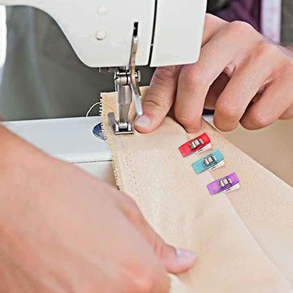 100 stk. Syklips Quilting Multipurpose Tilfældig Farve
