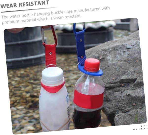 10 st sportflaskhållare karbinhake vattenflaska spänne klämma robust plast