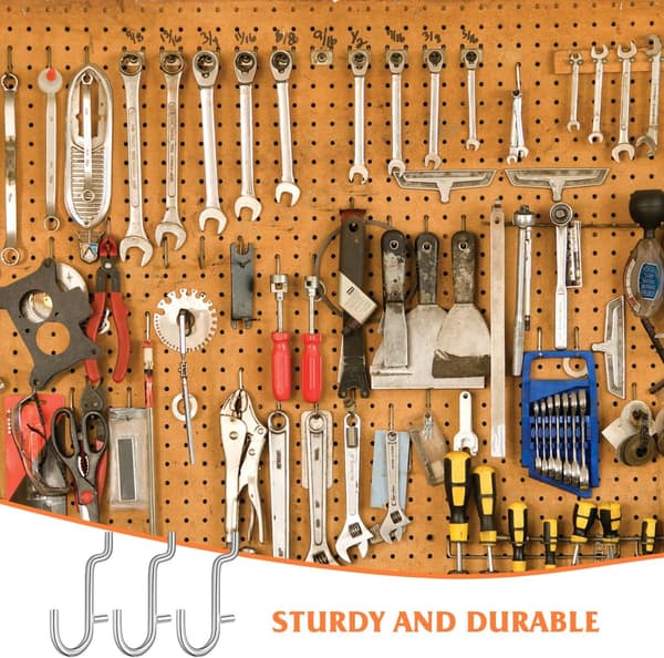 20 st pegboardkrokar, pegboardtillbehör, pegboardorganisatorkit, pegboardklämmor