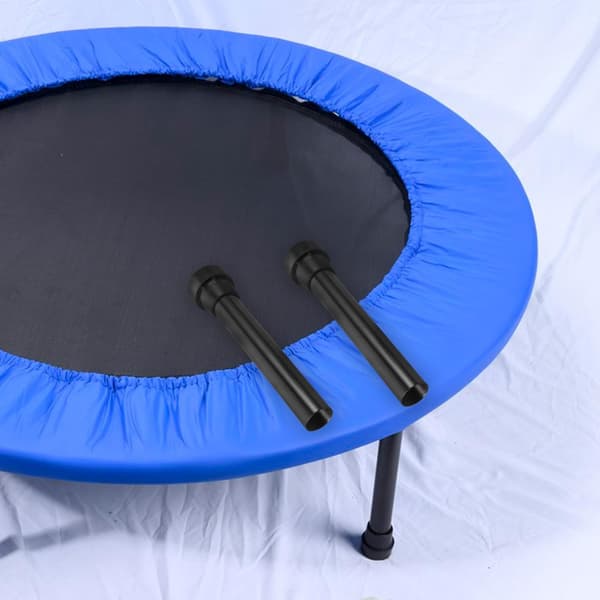 2 st utomhus trampolin benrör ersättningsgummidynor, universell rund studsdelssats