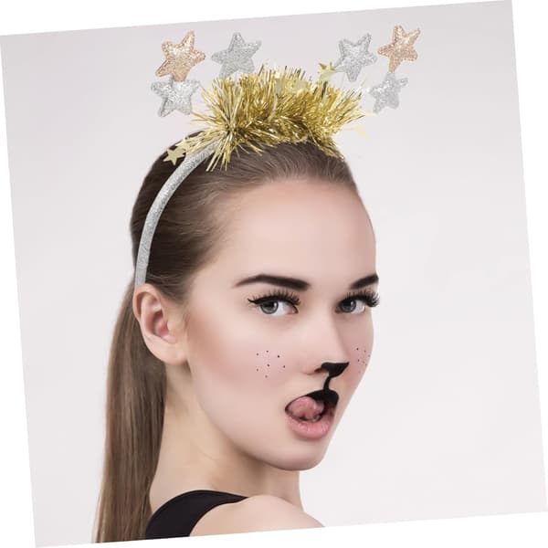 Stjerne-hårbånd Festtilbehør Blonde-hårbånd for kvinner Feiring Hårtilbehør