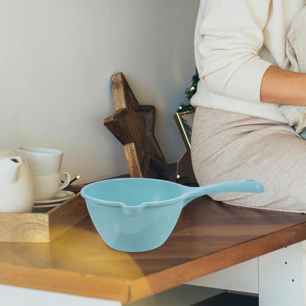 2 stk. vannøse i plast med ergonomisk håndtak og solid design, tykk badeskje