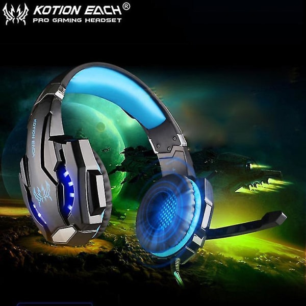 EACH G9000 3.5mm Spelheadset Mikrofon USB PS4