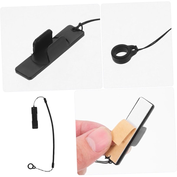 Stylus Pen Snorfang Adhesive Clip Pakke Udtrækkelig Pen Holder til Touchscreen Elastisk Snor til Kontor
