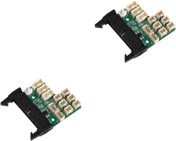 2 stk. tilbehør til skriversett Skriverkontrollpanel PCB varmeavledningsrørinngang