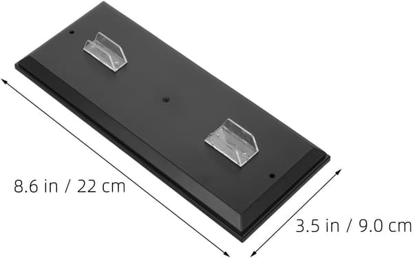 6 stk. plast mini base motorsykkel modell stativholder 1:12 skala solid støtte arrangør