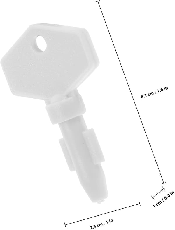 Nøgle til toiletpapirdispenser, erstatning for kommerciel dispenser til rullepapirholder