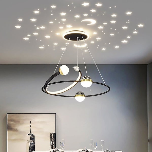 Luova LED-kattokruunu himmennettävä 48w kaukosäätimellä