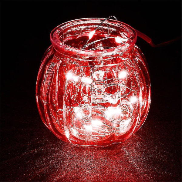 Hög Effektiv 10m 100 LED 3AA Batteri Silver Wire String Light