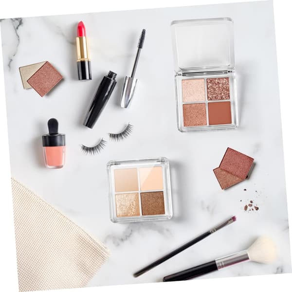 10 st tomma ögonskuggsförpackningar DIY ögonskuggsorganisatör underförpackningsfodral