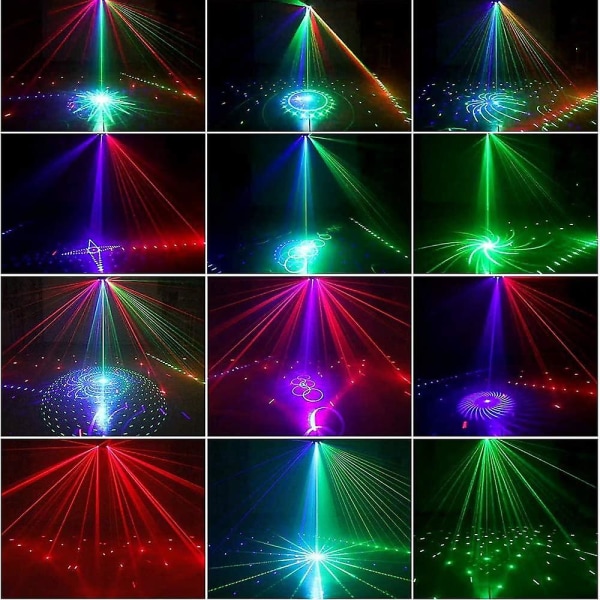 Festlys DJ Disco Scene Lys Strobe Flash Effekter