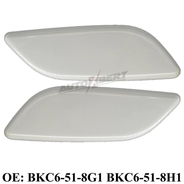 2x Front Bumper Strålkastartvättmunstycke Skydd för Mazda 3 Axela Bn Bm 2014-2016 Strålkastare Spraymunstycke Oprimat Lock Biltillbehör Right