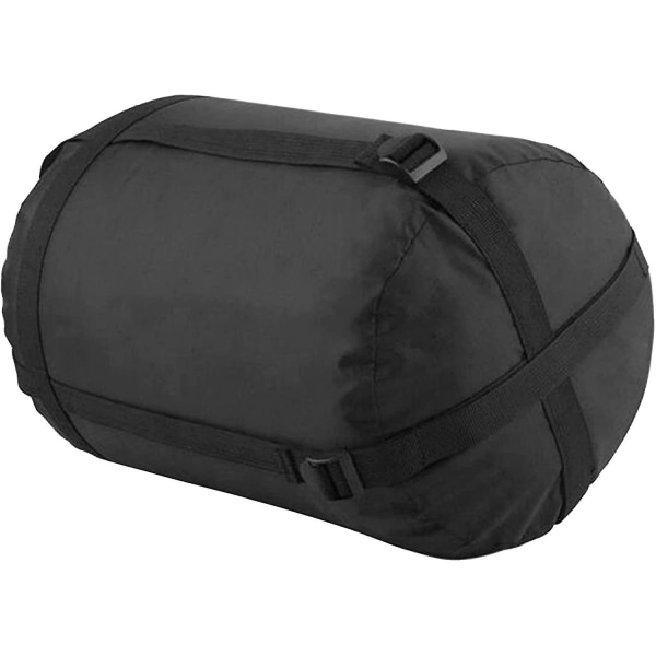 Nylon Kompressionsposer Sovepose Opbevaring Kompressionspose Sort 1 stk