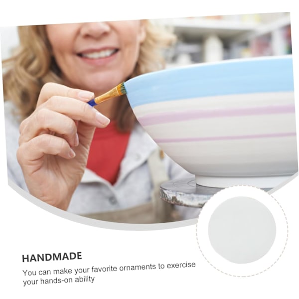 Taiteellinen DIY Keraaminen Lautanen Viimeistelemätön Keramiikka Luovaan Maalaukseen Luovat Keramiikkaprojektit