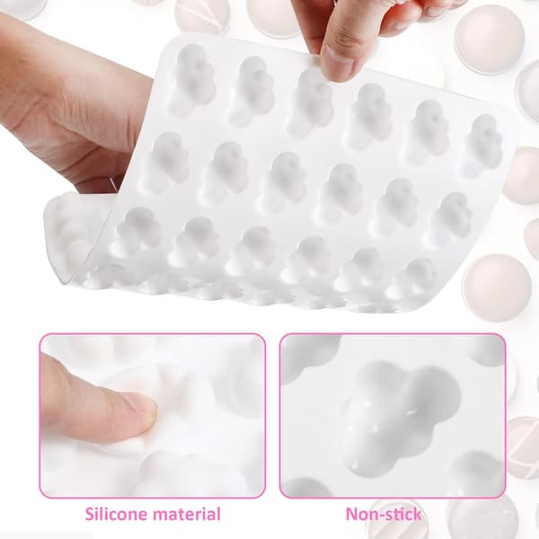 Sød sky silikoneform 3D skyform bageform, non-stick chokoladeforme