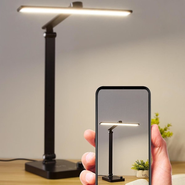 Led Smart Bord Skrivebord Leselys Sammenleggbar Dimbar Lampe