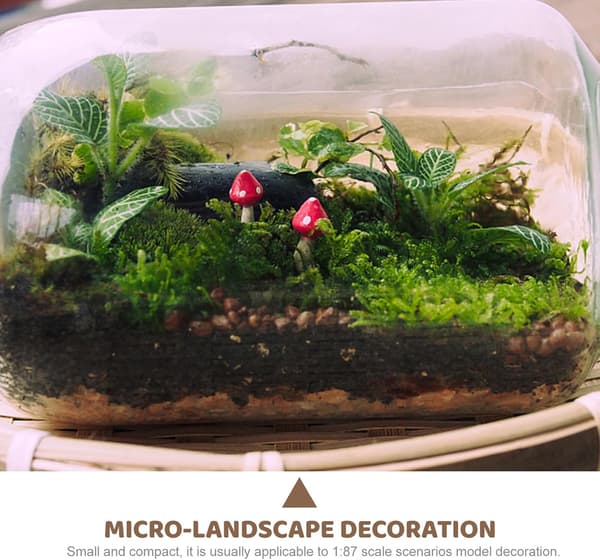 Miniatyr risåkergressmodell DIY sandbord statisk gressstripe for landskapsdekor