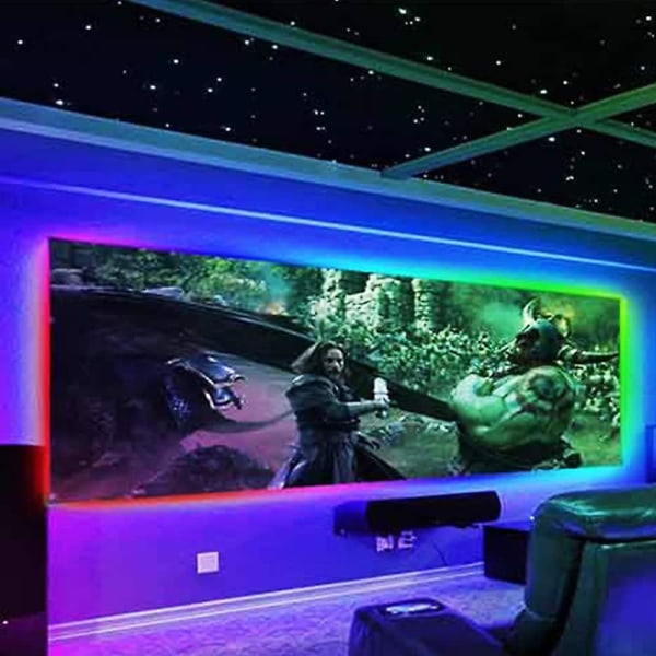 LED-remsa med musiksynkronisering 20m 65.6ft RGB 1200leds 2835
