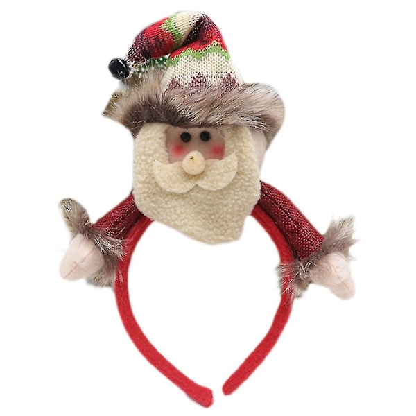 Julehårbøyle med nisse eller reinsdyr, håndlaget tilbehør til julefest