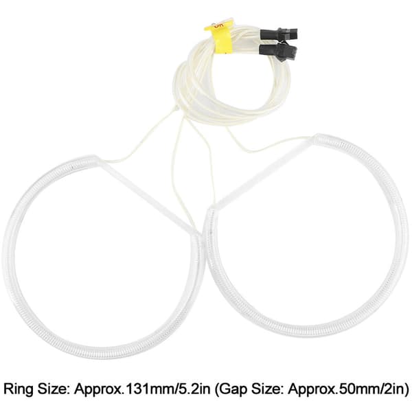 4 st/set CCFL LED-bilstrålkastare Angel Eyes-lampkit Reflektering Passar för E36 E38 E39 E46
