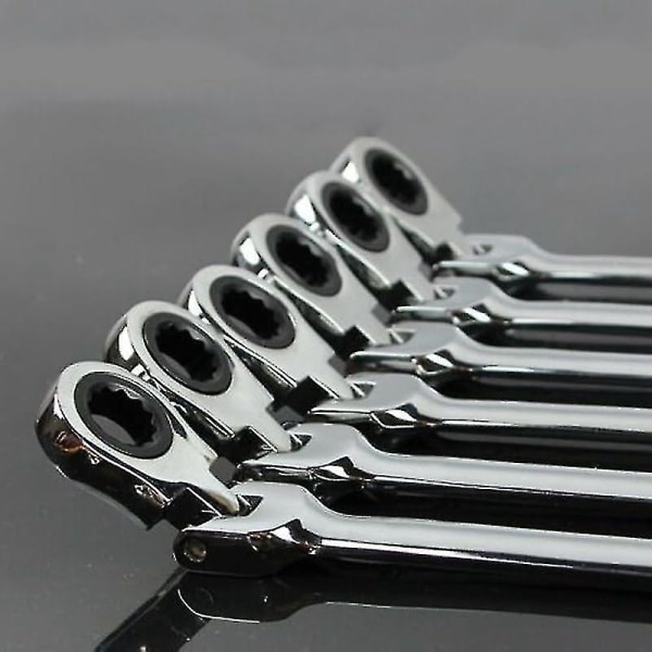 Spanner-set med 1 st 6/32 mm Aktiviteter metrisk flexibel huvud spärrnyckel justerbart reparationsverktyg 9/10/11/12/13/14/15/1 Det bästa valet från JJGI