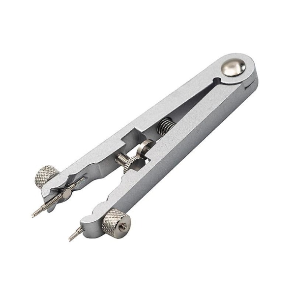 Klokke Armbånd Spring Bar Standard Plier Remover Bytt ut fjerningsverktøy Pinsettsett (1 stk, sølv)
