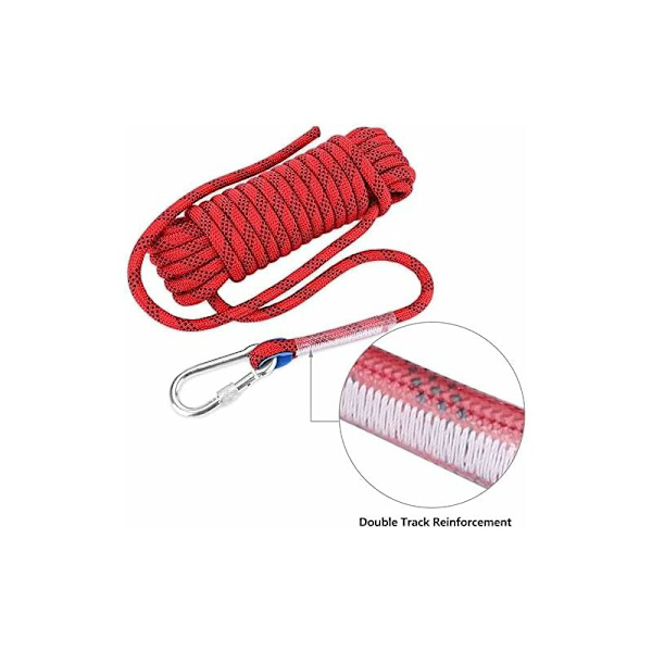 Paracord Klättring Överlevnad Fallskärm Rep 12mm Ripstop för Utomhus Camping…