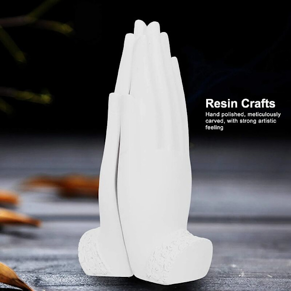 Hartsstaty i resin, innovativ handpolerad buddhistisk skulptur för kontorsstudiorum