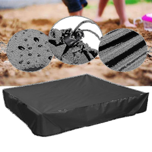Sandkasse Sandkasse Dæksel Med Snøre Vandtæt Uv Beskyttelse Til Sandkasse Udendørs( 200x200x20 : Bl