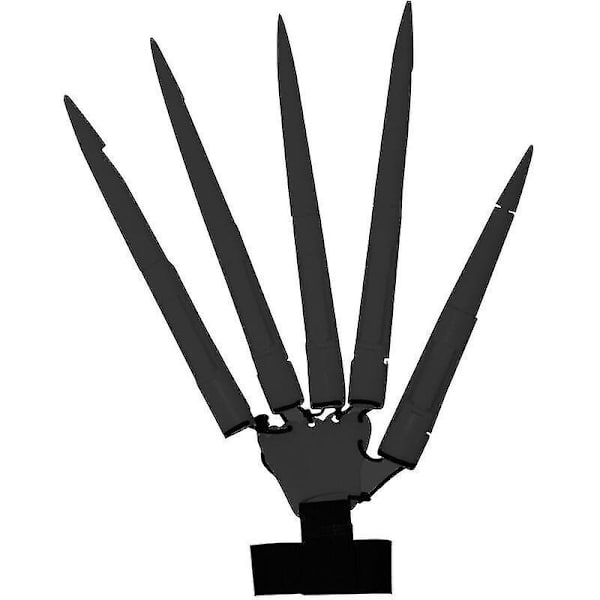 Halloween ledade fingrar, 3d-printade ledade fingerförlängningar, med flexibla leder - Skel