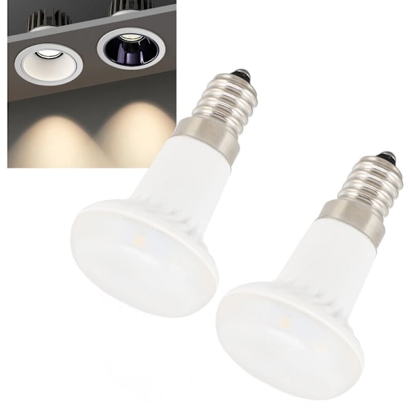 2 st LED-ljuslampa E14 3W 220V varm belysning LED-lampa energibesparande för hemmet bar