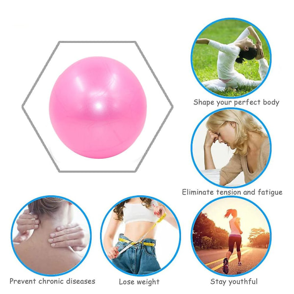 Mini Yoga Pilates Bold til stabilitetsøvelser Træning Fitness Anti Burst