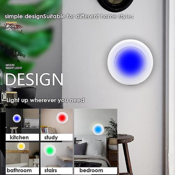 Led Puck Ljus Fjärrkontroll Dimbar Trådlös Touch Sensor Batteridriven Bärbar（1 controller）