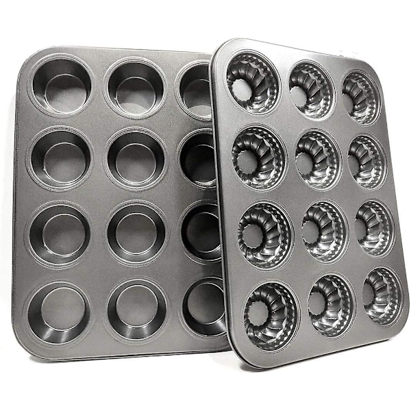 Non-stick muffinsform för bakning Jumbo Donut Cake formar formar bricka set