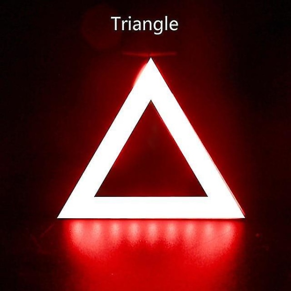 Sykkel Baklys Multi Lys Moduser Modeller Usb Ladning Led Sykkel Lys Blink Ta（Triangle）