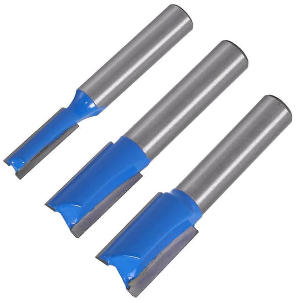 Industriel bundrensende dado fræserbit 8mm skaft 17mm diameter 15,5mm blad 32mm