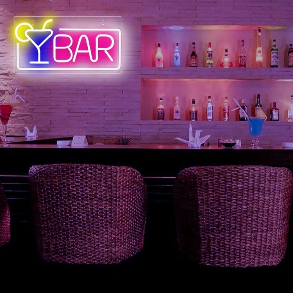 Öldekoration Leuse-skylt, LED-neonskylt för väggdekor för barer festklubb butik ölbar bar MODOU
