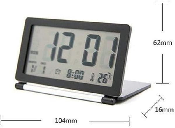 Matkakello, Mini Flip-matkakello Elektroninen matkustusdigitaalinen LCD