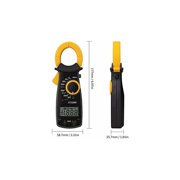 Bärbar multimeter digital multimeter voltmeter voltmeter ohmmeter resistans kapacitans AC DC ström ström elektrisk testare