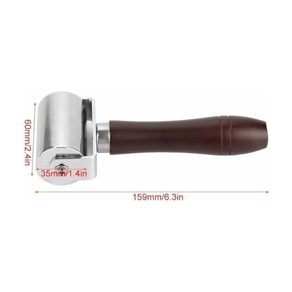 60mm kolstål läderrulle solid rulle gummirulle verktyg